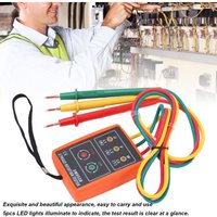Ineasicer - 60 V-600 v ac Dreiphasensequenzzähler Phasenrotationsprüfer Detektor mit LED-Anzeige Leistungsschalterfinder von INEASICER
