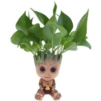 Ineasicer Dekorativer Blumentopf mit Abflussloch in Form von Baby Groot aus dem Film Guardians of the Galaxy, 9 x 9 x 13 cm Ineasicer Dekorativer Blumentopf mit Abflussloch in Form von Baby Groot aus dem Film Guardians of the Galaxy, 9 x 9 x 13 cm von INEASICER