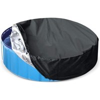Einfach zu installierende runde Poolabdeckung, verbesserter Sonnenschutz für Spas, erhöht die Sonnenenergieaufnahme Ihres Pools bis zu φ210 x h 30 cm von INEASICER