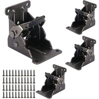 Ineasicer - Klapptischbeine, feststellbar, scharnier, 4er-Pack, 90° feststellbare Klapptischbeine, klappbare Konsolenhalterung, Klapptischzubehör, von INEASICER