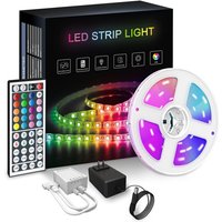 Ineasicer - LED-Lichtstreifen, RGB-LED-Lichtleiste, 10 m LED-Streifen mit 300 LEDs, selbstklebender ferngesteuerter Streifen, IP65, wasserdicht für Ineasicer - LED-Lichtstreifen, RGB-LED-Lichtleiste, 10 m LED-Streifen mit 300 LEDs, selbstklebender ferngesteuerter Streifen, IP65, wasserdicht für von INEASICER
