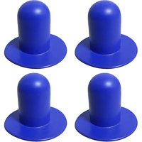 4er-Pack Pool-Wandstöpsel, Ersatzteile, oberirdische Pool-Filterpumpe, Filterlochstöpsel, kompatibel mit Intex und Bestway (blau) von INEASICER