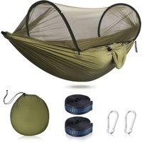 Ineasicer Outdoor-Hängematte mit Moskitonetz, ultraleichte Reise-Camping-Hängematte, maximale Belastung 200 kg, inklusive 2 Premium-Karabinern, 2 x Ineasicer Outdoor-Hängematte mit Moskitonetz, ultraleichte Reise-Camping-Hängematte, maximale Belastung 200 kg, inklusive 2 Premium-Karabinern, 2 x von INEASICER