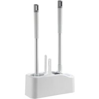 Premium-Toilettenbürsten-Set zur Wandmontage, 2er-Set, Toilettenbürste aus Kunststoff mit langem Griff und poröser Basis, Toilettenbürste fürs Premium-Toilettenbürsten-Set zur Wandmontage, 2er-Set, Toilettenbürste aus Kunststoff mit langem Griff und poröser Basis, Toilettenbürste fürs von INEASICER