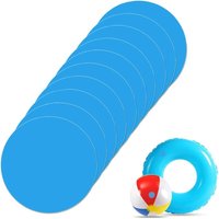 Ineasicer - Selbstklebende PVC-Pool-Reparaturflicken, Vinyl-Pool-Reparaturflicken, Bootsabdeckungen, Pool-Reparaturflicken – 10er-Pack von INEASICER