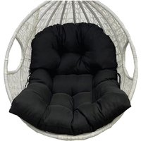 Schwarz Hängenden Korb Kissen 80120cm Outdoor Hängenden Korb Kissen Wasserdicht Stoff Garten von INEASICER