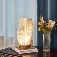 Ineasicer - Touch-dimmbare Nachttischlampe, 3 Farbmodi, Tischlampe mit Tastensteuerung, Schreibtischlampe mit PLA-Lampenschirm für Schlafzimmer und Ineasicer - Touch-dimmbare Nachttischlampe, 3 Farbmodi, Tischlampe mit Tastensteuerung, Schreibtischlampe mit PLA-Lampenschirm für Schlafzimmer und von INEASICER