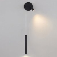 Led Wandleuchte Lange Schwarze Röhre Mit Drehbarem Strahler Metall Wandleuchte Nachttischlampe Warmes Licht 3000K Led Wandleuchte Lange Schwarze Röhre Mit Drehbarem Strahler Metall Wandleuchte Nachttischlampe Warmes Licht 3000K von INEASICER