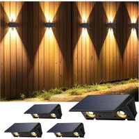 Ineasicer - stücke Outdoor Solar Wand Licht Warm Weiß 1500mAh IP67 Wasserdichte Solar Powered Wand Lampe für Garten Zaun Ineasicer - stücke Outdoor Solar Wand Licht Warm Weiß 1500mAh IP67 Wasserdichte Solar Powered Wand Lampe für Garten Zaun von INEASICER