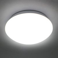 LED Deckenleuchte 12W φ220mm IP44 4500K Naturweiß 1080lm Beleuchtung WC, Bad, Flur von INEASICER