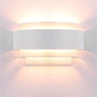 LED Wandleuchten Wandlampe Innenwandleuchte Schlichtes Design Metallleuchte Innenwandleuchten Warmweiß von INEASICER