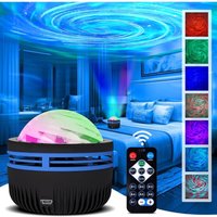 Ineasicer - led Sternenhimmel Projektor mit Fernbedienung und 7 Lichteffekten, Dimmbare rgb Projektionslampe, Nachtlicht für Schlafzimmer, Party (a) von INEASICER