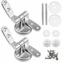 Möbelscharnier, Toilettensitzscharnier, 2er-Set Ersatzscharniere für Toilettensitze mit Befestigungen aus Zinklegierung Möbelscharnier, Toilettensitzscharnier, 2er-Set Ersatzscharniere für Toilettensitze mit Befestigungen aus Zinklegierung von INEASICER