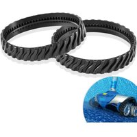 Ineasicer - Mx6 Poolreiniger-LKW-Reifen – 2-teiliger Poolreiniger – R-Reifen-Kit mit Super Bump, passender Poolreiniger von INEASICER