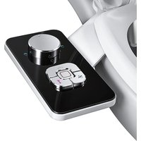 Nicht elektrischer Bidet-Sprüher mit zwei selbstreinigenden, einziehbaren Düsen – Reinigung vorne und hinten – Einstellbarer Druckknopf für kaltes von INEASICER