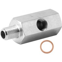 Öldrucksensor-Adapter-T-Stück NPT männlich zu weiblich 1/8 Zoll auf M10x1.0 Manometer-Anschluss für Turbo-Zuleitung von INEASICER