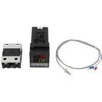 REX-C100 PID-Temperaturregler, PID-Temperaturregler-Thermostat-Alarm-Kit 01300 ℃ Digitaler LED-Alarm ac 110 V-240 v mit von INEASICER