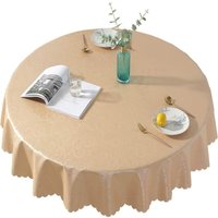 Runde Tischdecke, PVC-Tischdecke, schmutzabweisende runde Tischdecke, wasserdichte Tischdecke, schmutzabweisende Tischdecke für Picknick, Outdoor, Runde Tischdecke, PVC-Tischdecke, schmutzabweisende runde Tischdecke, wasserdichte Tischdecke, schmutzabweisende Tischdecke für Picknick, Outdoor, von INEASICER