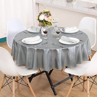 Runde Tischdecke, wasserdicht, Wachstuch, runde Tischdecke, PU, 160 cm, umweltfreundlich, nordisch, schmutzabweisend, waschbar, pflegeleicht, für Runde Tischdecke, wasserdicht, Wachstuch, runde Tischdecke, PU, 160 cm, umweltfreundlich, nordisch, schmutzabweisend, waschbar, pflegeleicht, für von INEASICER