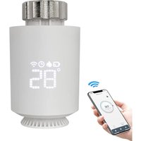 Smarter Heizkörperthermostat, Tuya App & Smart Life Digitalthermostat, Programmierbarer Heizkörperheizer, Erweiterbares WLAN, Einfache Installation, Smarter Heizkörperthermostat, Tuya App & Smart Life Digitalthermostat, Programmierbarer Heizkörperheizer, Erweiterbares WLAN, Einfache Installation, von INEASICER