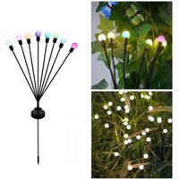 Solar-Gartenleuchten, verbesserte rotierende Solarleuchten, bunte Lichter, 5er-Pack wasserdichte Solar-Pfostenleuchten für den Außenbereich, Hof, Solar-Gartenleuchten, verbesserte rotierende Solarleuchten, bunte Lichter, 5er-Pack wasserdichte Solar-Pfostenleuchten für den Außenbereich, Hof, von INEASICER
