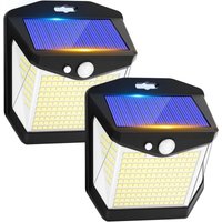 Solarleuchte Außen Bewegungsmelder: 248 LED Solar Außenfluter mit Bewegungsmelder 3 Modi 270° Beleuchtung Kabelloses Sicherheitslicht IP65 von INEASICER