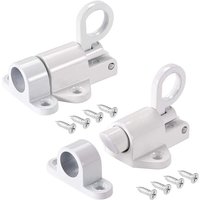 Stück Automatisches Türschloss, Federriegel aus Aluminiumlegierung, Türschloss aus Aluminium, Rückprallriegelverschluss, mit Schrauben, geeignet für von INEASICER