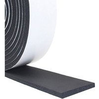Tür- und Fensterdichtung, 15 mm breit x 10 mm dick x 4 m lang, Schalldämmung schwarz von INEASICER