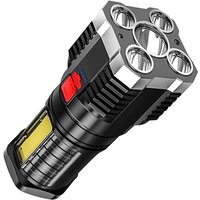 Ultrastarke LED-Taschenlampe 10000 Lumen, Taschenlampe, extrem hell, IP67 wasserdicht, 5 Modi, zoombar, für Camping, Wandern und Notfälle von INEASICER