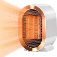 Weißer Mini-Heizlüfter, Energiesparheizung, 220 V, 1200 W, elektrischer Heizlüfter für das Wohnzimmer von INEASICER