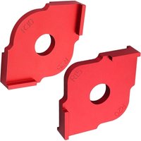 Winkelmessgeräte, 2er-Pack Winkelfräser-Vorrichtungen, Fräser-Vorlagen für Holzbearbeitungswerkzeuge Winkelmessgeräte, 2er-Pack Winkelfräser-Vorrichtungen, Fräser-Vorlagen für Holzbearbeitungswerkzeuge von INEASICER