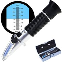 Zuckerrefraktometer Zuckergehalt Refraktometer, Taschen-Brixmeter Messgerät für Obst, Gemüse usw. Sehr praktisch, Zuckergehaltsmessgerät mit ATC Zuckerrefraktometer Zuckergehalt Refraktometer, Taschen-Brixmeter Messgerät für Obst, Gemüse usw. Sehr praktisch, Zuckergehaltsmessgerät mit ATC von INEASICER
