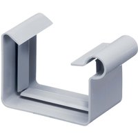 INEFA Rinnenverbinder Kastenrinne, PVC Verbinder für Dachrinne, Dachrinnenzubehör, Made in Germany - NW83 / 83mm Grau von INEFA