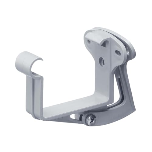 INEFA Stirnbretthalter justierbar, kastenrinne NW68 / 68mm, 20 Stück Grau Dachrinnenhalter Dachrinnenzubehör, einfache Montage, Made in Germany von INEFA
