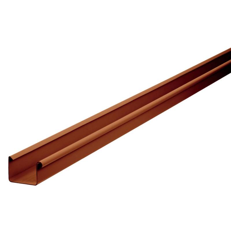 Inefa Dachrinne Kastenrinne PVC 200cm NW 68 Braun Dachentwässerung von INEFA