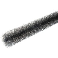 Protektor - inefa Dachrinnenbürste Dachrinnen Laubschutz, pvc Schwarz Bürstenraupen Dachrinne, Dachrinnenschutz, Dachrinnenzubehör - 1 Stück von PROTEKTOR
