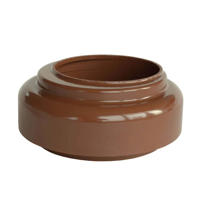 Inefa Fallrohr Verbindungsstück PVC DN 85 zu Abfluss Braun Dachentwässerung von INEFA