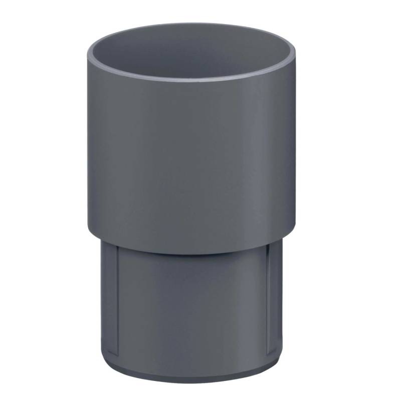 Inefa Fallrohrverbinder PVC DN 75 Anthrazit Verbindungselement Fallrohr von INEFA