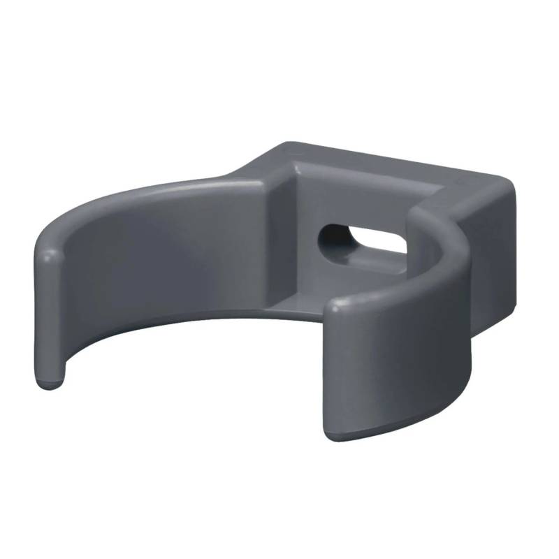 Inefa Rohrschellen Clip 25x DN 50 PVC Anthrazit Befestigung Fallrohr Wandmontage von INEFA