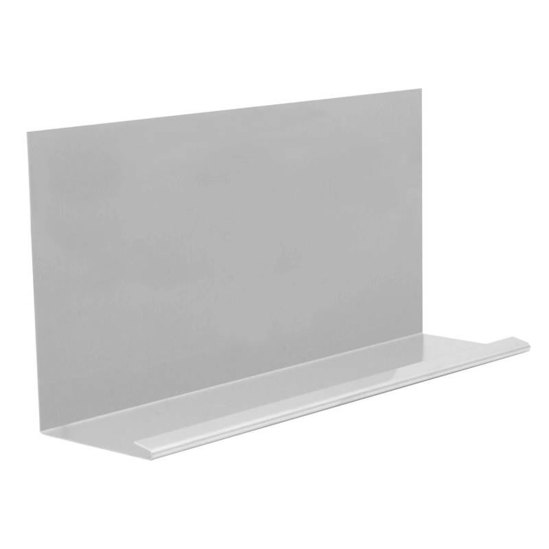 Inefa Winkelblech Dach mit Wasserfalz 200cm Aluminium Silber von INEFA