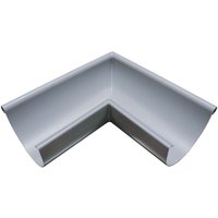 Rinnenwinkel 90 Grad halbrund Außenwinkel , pvc Wulst außen, Verbindungsstück Dachrinnenzubehör, Made in Germany - NW180 / 180mm Grau Wulst außen Rinnenwinkel 90 Grad halbrund Außenwinkel , pvc Wulst außen, Verbindungsstück Dachrinnenzubehör, Made in Germany - NW180 / 180mm Grau Wulst außen von INEFA