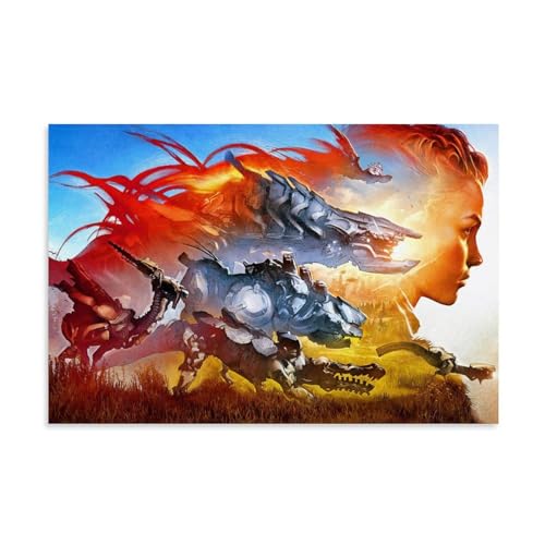 INEOUT Horizon Zero Dawn Poster, dekoratives Gemälde, Leinwand-Wandposter und Kunstdruck, modernes Familienschlafzimmer-Dekor-Poster, 50 x 75 cm von INEOUT