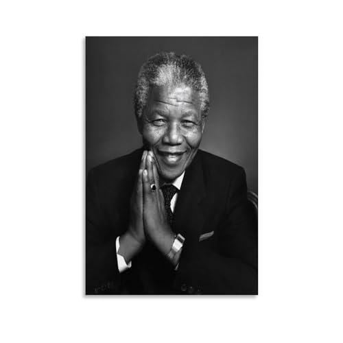 INEOUT Nelson Mandela-Poster, dekoratives Gemälde, Leinwand, Wandposter und Kunstdruck, modernes Familienschlafzimmer-Dekor-Poster, 20 x 30 cm von INEOUT