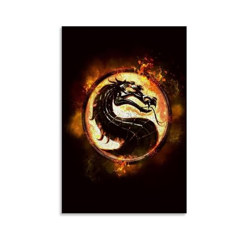 INEOUT Poster Mortal Kombat, dekoratives Gemälde, Leinwand, Wandposter und Kunstdruck, modernes Familienschlafzimmer, Dekoration, Poster, 20 x 30 cm von INEOUT