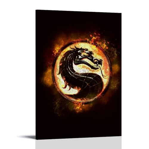 INEOUT Poster Mortal Kombat, dekoratives Gemälde, Leinwand, Wandposter und Kunstdruck, modernes Familienschlafzimmer, Dekoration, Poster, 40 x 60 cm von INEOUT