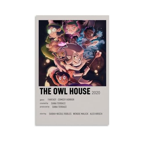 INEOUT The Owl House Art Poster Dekorative Malerei Leinwand Wandkunst Wohnzimmer Poster Schlafzimmer Malerei,Wandkunst Bilddruck Moderne Familienzimmer Dekor 08x12inch(20x30cm) von INEOUT