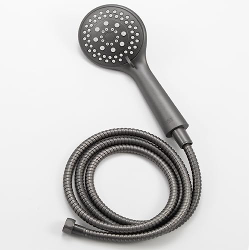 INEX EUROPA ALSS88088GRY Handbrause mit 175 cm Edelstahl-Schlauch und 5 Massagemodi (Grau) INEX EUROPA ALSS88088GRY Handbrause mit 175 cm Edelstahl-Schlauch und 5 Massagemodi (Grau) von INEX Europa