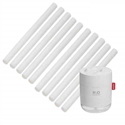 10 Stück 10cm Luftbefeuchter Sticks Baumwollfilter Nachfüllsticks Dochte Ersatz für tragbare USB Luftbefeuchter im Büro Schlafzimmer Auto Reisen von INF