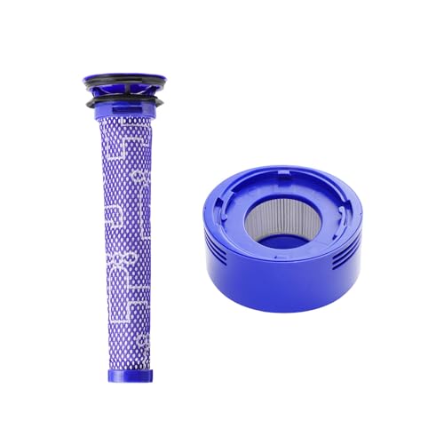 INF Ersatzteile Zubehör für Dyson V8 Staubsauger, Vorfilter und hinterer Filter, Ersatzteile Filter Zubehör Set, 2 × Staubsaugerfilter von INF