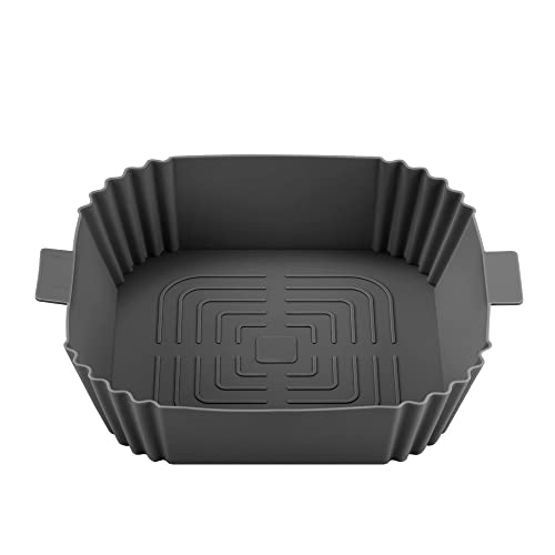 INF Silikonform Für Heißluftfritteuse, Air Fryer Silicone Pot, 16.5 x 19.5 x 5 cm von INF